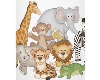 safari night light nursery