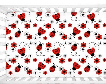 ladybug nursery bedding