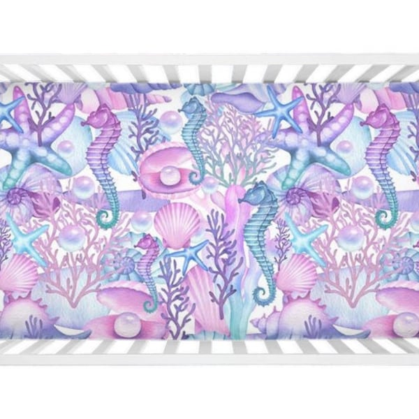 Coral Crib Bedding Etsy