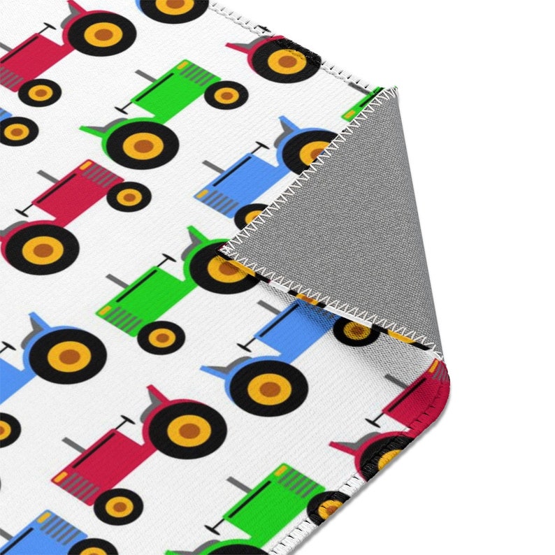 TRACTOR FARM RUG Baby Boy Kids Room Decor Etsy