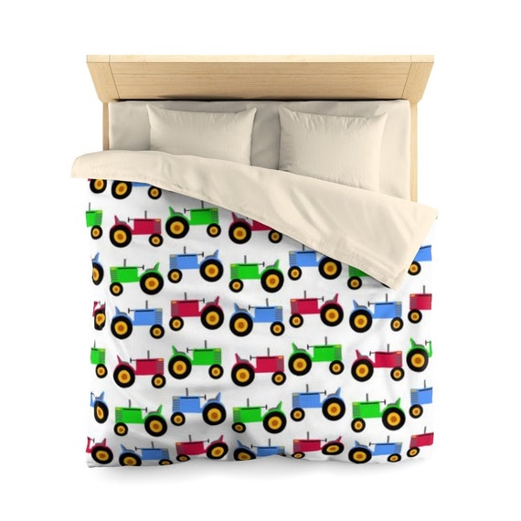 boys tractor bedding