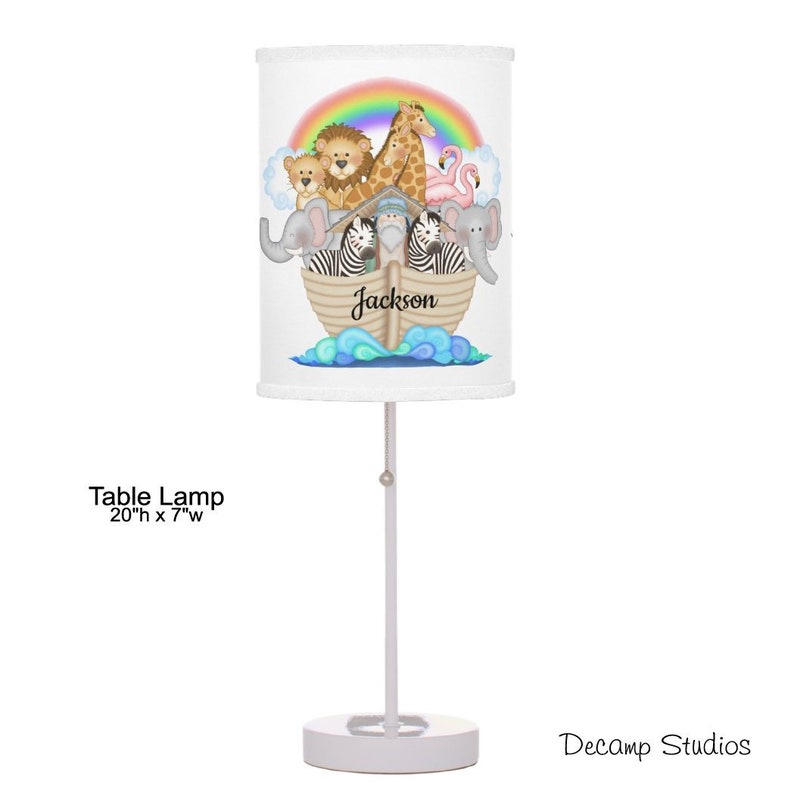 jungle nursery lamp