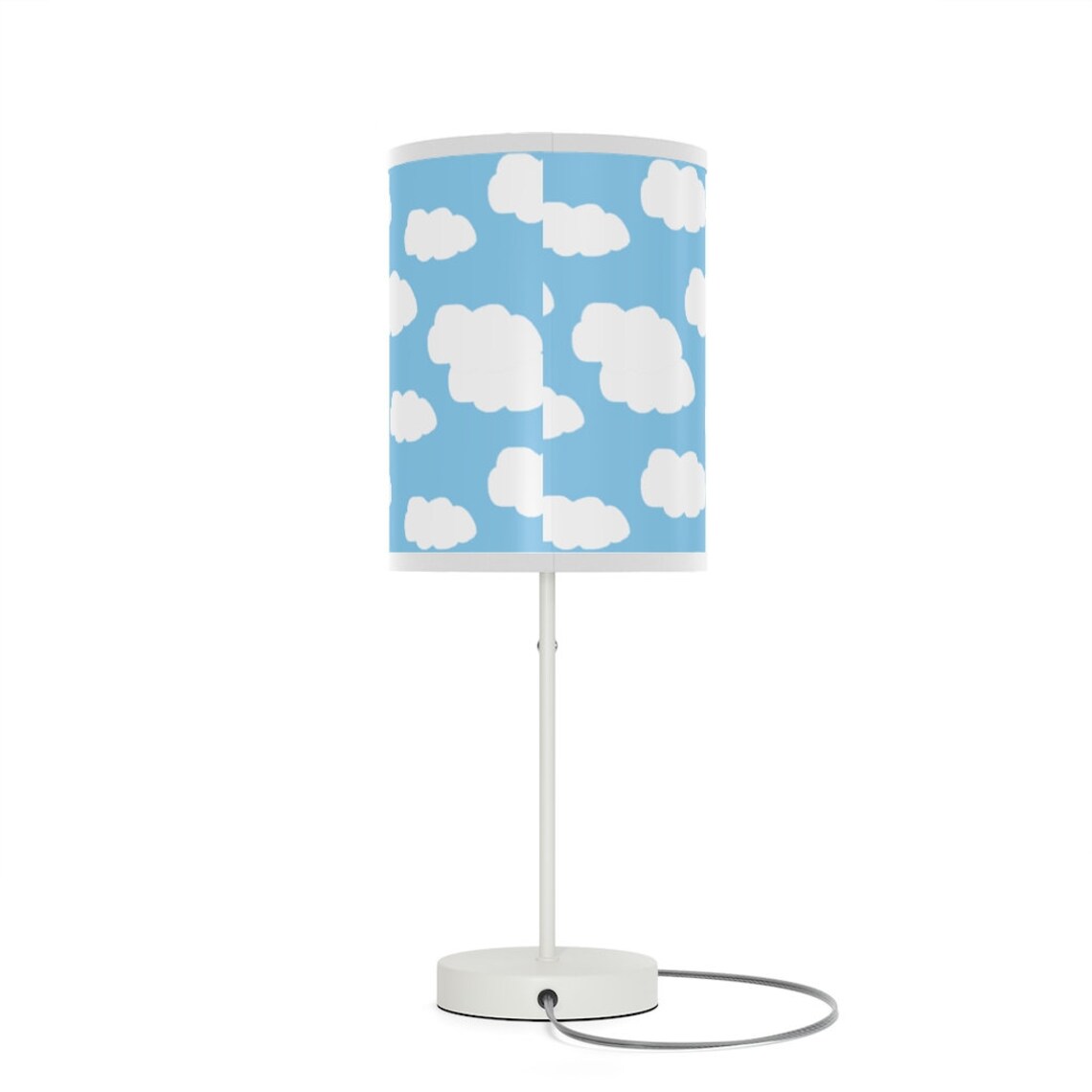 Blue Clouds Sky Nursery Table Desk Lamp Lampshade Night Light Etsy