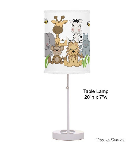 jungle nursery lamp