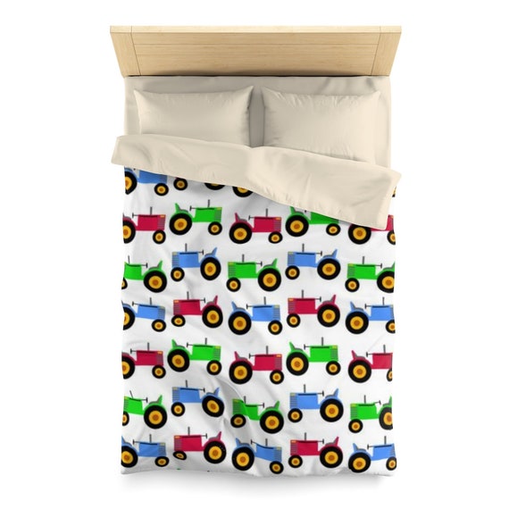 boys tractor bedding
