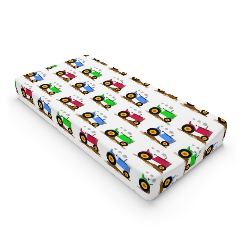 Farm Tractor Nursery Baby Boy Diaper Changing Pad Table Topper Etsy