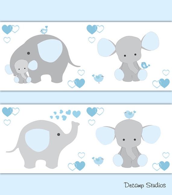 boy elephant nursery