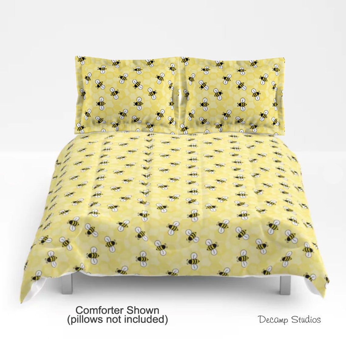 BUMBLE BEE BEDDING Comforter Duvet Cover Sheets Bedspread Etsy