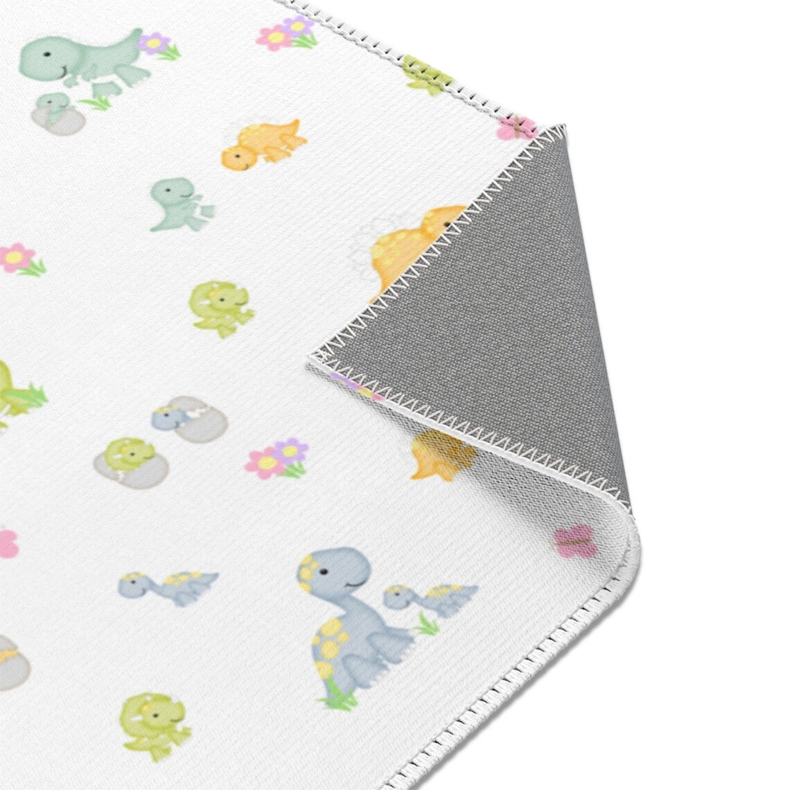 DINOSAUR NURSERY RUG Baby Girl Decor Etsy