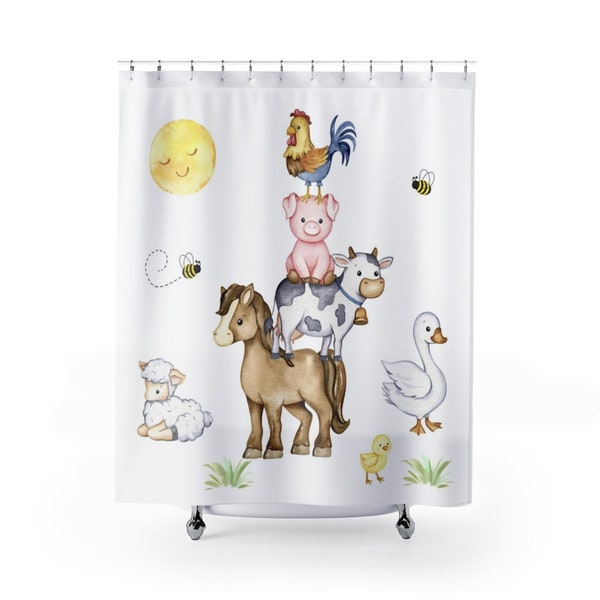 Horse Shower Curtain Etsy