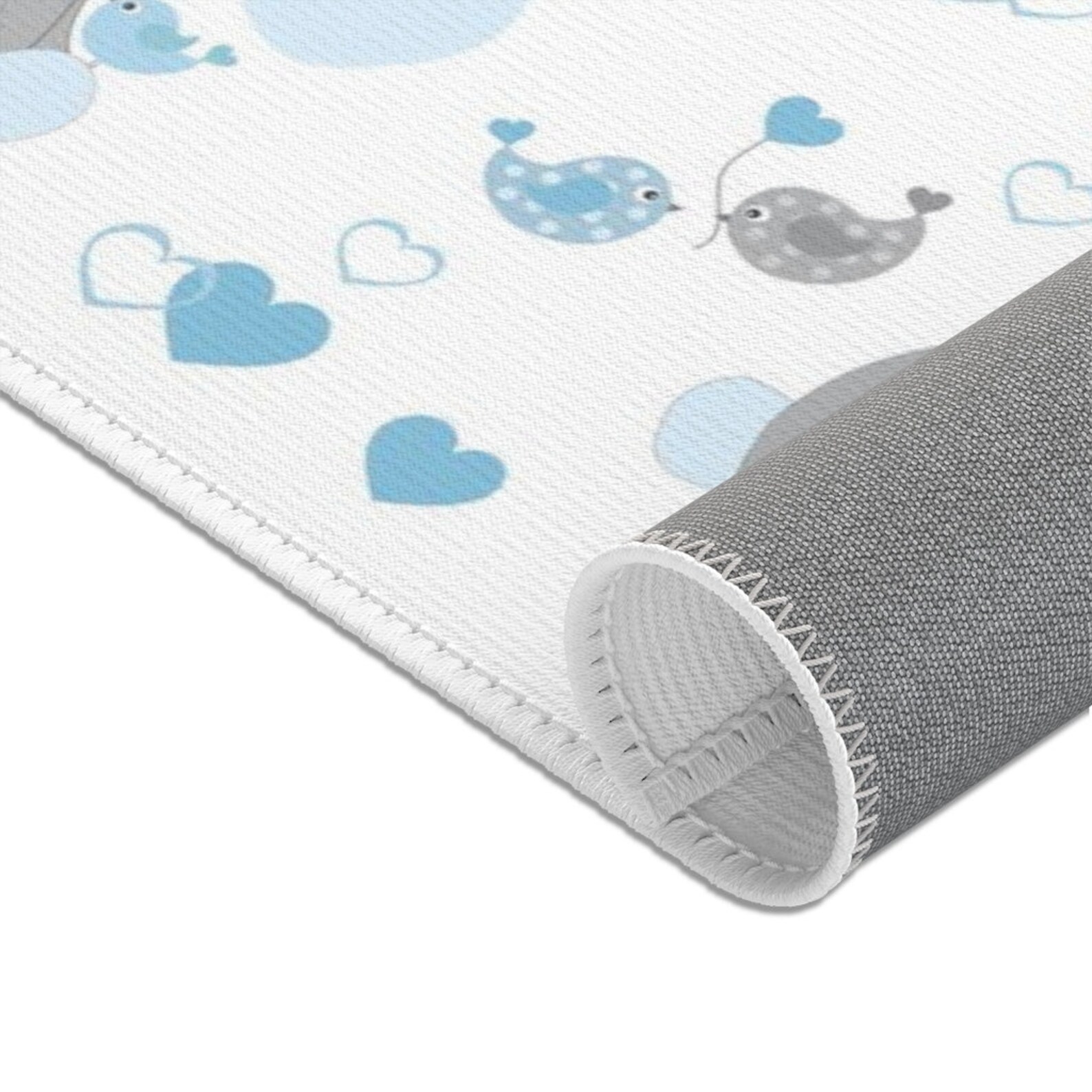 ELEPHANT BABY RUG Blue Boy Nursery Decor Etsy