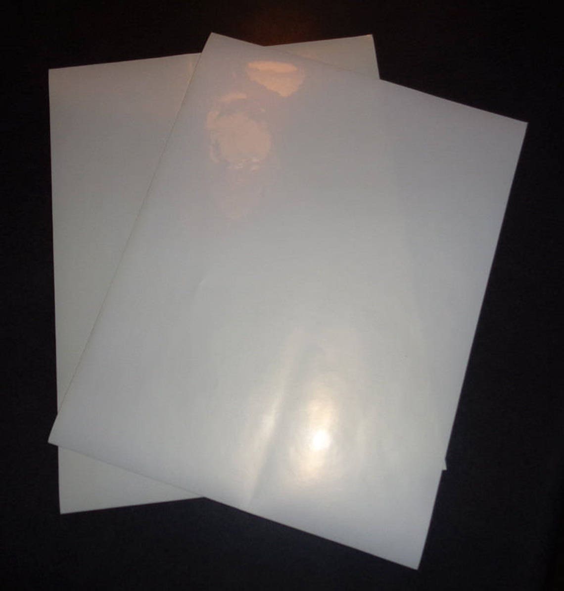 BULK CLEAR STICKER Paper 8.5 X 11 Inkjet Printer Etsy