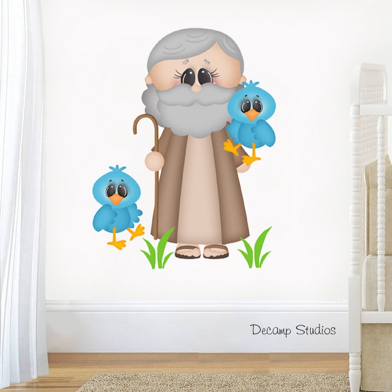 Noahs Ark Nursery Baby Decal Wall Art Sticker Kids Room Decor Etsy