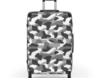 Gray Grey Camo Camouflage Carry on 