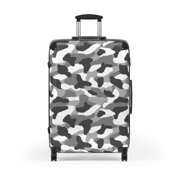 Gray Grey Camo Camouflage Carry on 