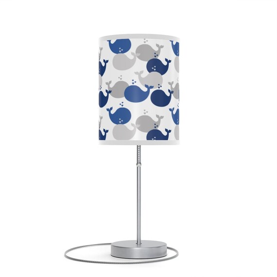 Blue nursery cheap lamp