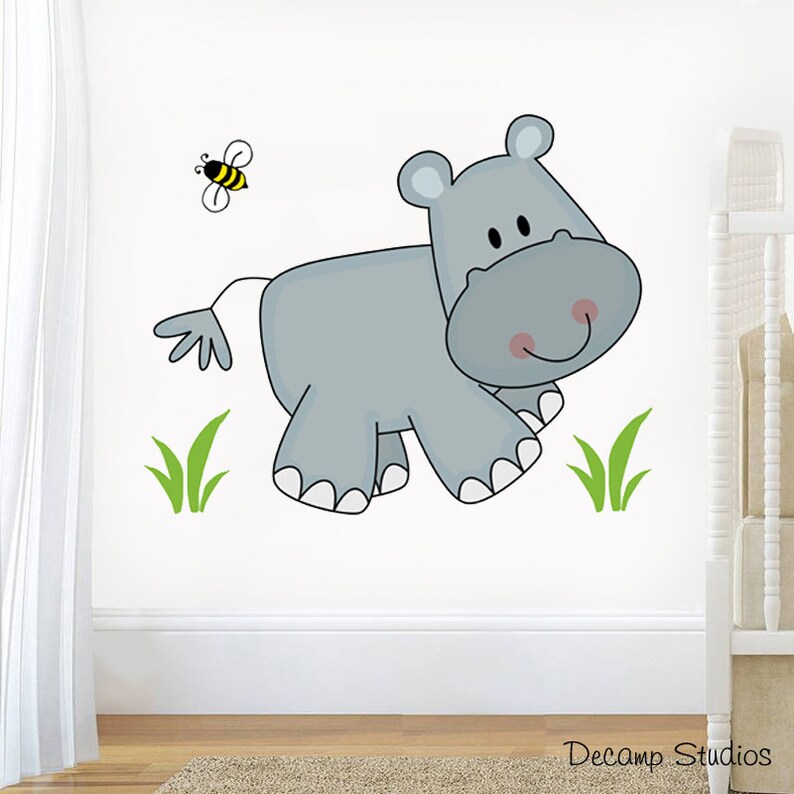 Safari Nursery Decals Baby Kids Room Wall Art Jungle Stickers Etsy