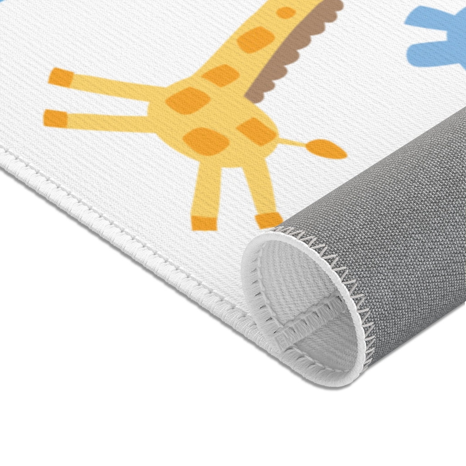 Safari Animals Rug Baby Nursery Kids Room Decor Jungle Etsy