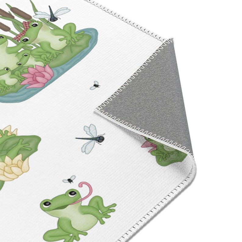 Magnificent frog decor for baby room Frog Rug Lillypad Pond Baby Nursery Kids Bathroom Room Decor Floor Rugs Home Living Winedownvilla Com