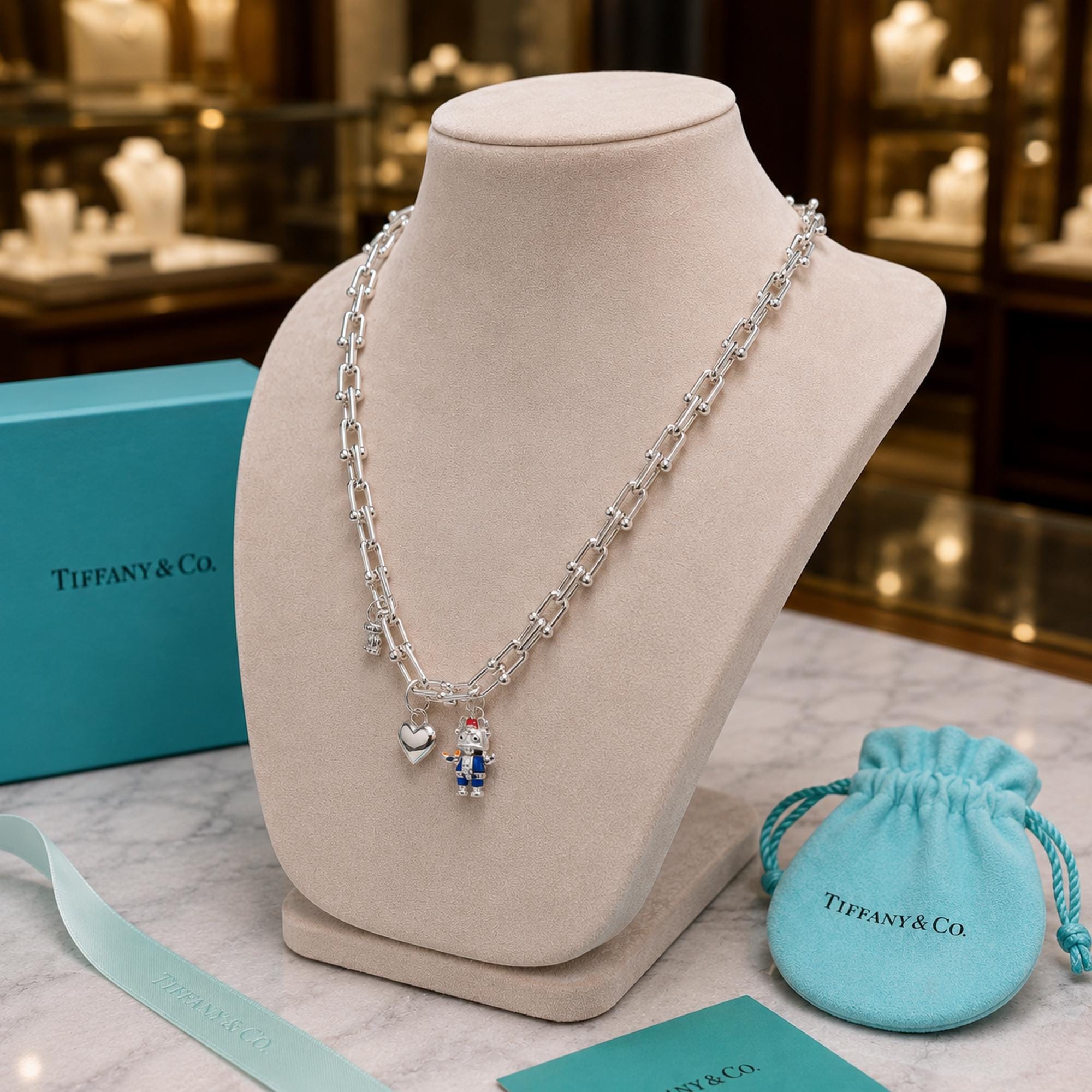 Tiffanys and co toggle necklace - Etsy 日本