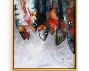 Fish on ice