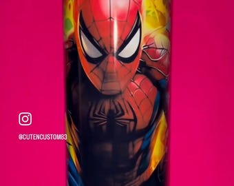 20 oz spiderman tumbler
