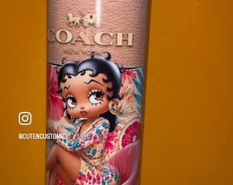 20 oz betty boop summer tumbler