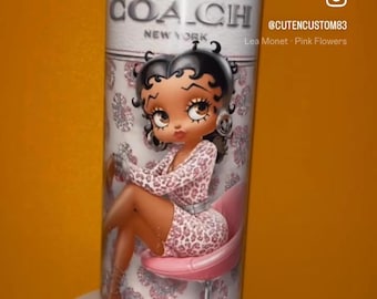 20 oz betty boop summer tumbler