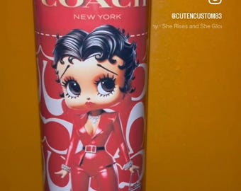 20 oz betty boop tumbler