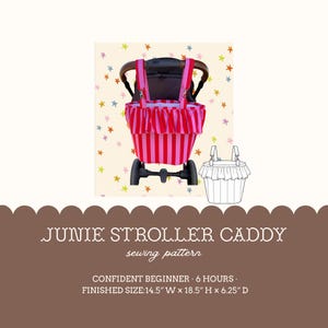 Ruffle Stroller Caddy Sewing Pattern | Quilted Stroller Organizer PDF Pattern | Baby Bag Tutorial | Digital Download