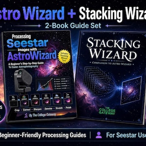 Astro Wizard + Stacking Wizard — 天体写真の処理が簡単に！