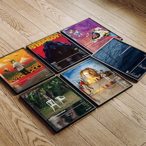 Set di 6 poster personalizzati con i tuoi album preferiti / Scegli i tuoi album / Decorazioni murali musicali personalizzate / Regalo per gli amanti della musica