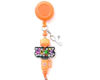 Badge verpleegsterbeker, haspel oranje