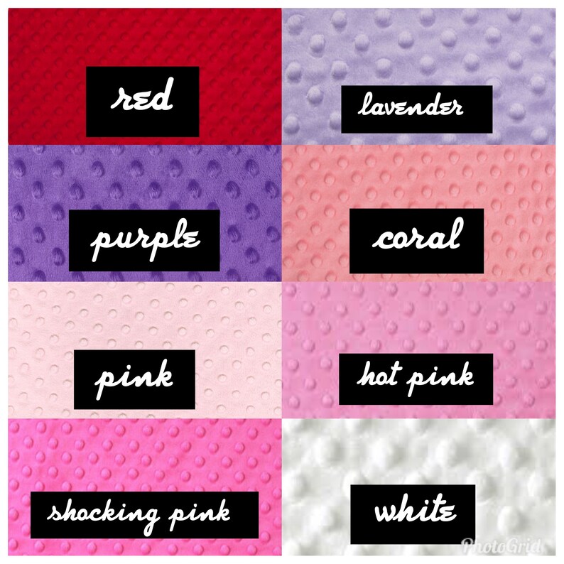 Carseat Baby Blanket Cotton Cactus Minky backing 23 colors Carseat Blanket Crib Blanket Minky Blanket