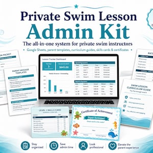 Administratörskit för privat simlärare | Lektionsspårare, planerare, blanketter (digital nedladdning)