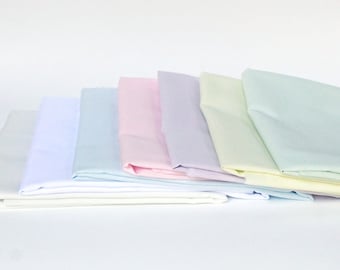 Imperial Batiste Heirloom Fabric 44 wide 6535/% PolyCombed Cotton Mint Light Mint Beige Lavender