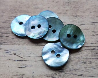 Vintage buttons pearl shell buttons colors plastic buttons large shell buttons small organic antique buttons sewing craft supplies scrapbook