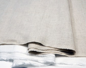 Irish linen, by 1/2 yard, authentic 100% flax linen made in Ireland, lightweight heirloom quality, 60" wide