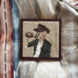 Roosterd Tufted Wool Cowboy Art, Framed image 4