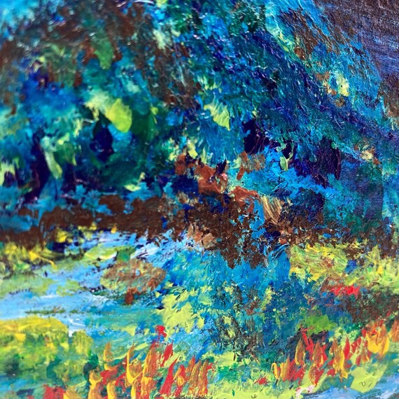 Evening Mountain Glow – 5x7 Collectible Acrylic Mini | Mountain