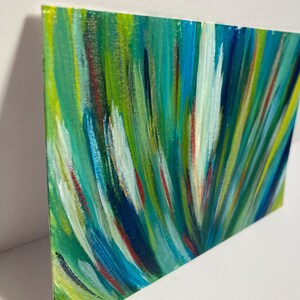 Carte postale 4 x 6 Art floral abstrait