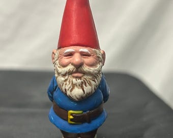 Vintage 1980 Unieboek David the Gnome PVC Figure Hong Kong Original Rien Poortvliet