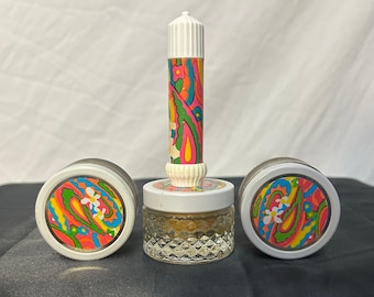 Vintage 1970s Avon Hawaiian White Ginger Set - Multiple Bottles, Demistick,  Cream Sachets, Groovy 70s