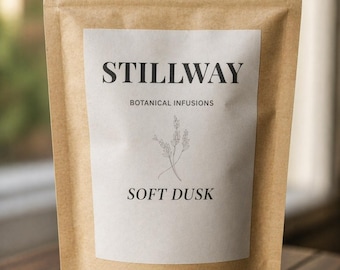 Soft Dusk No.1 Calming Herbal Tea – Chamomile, Lemon Balm & Lavender – Loose Leaf Evening Tea