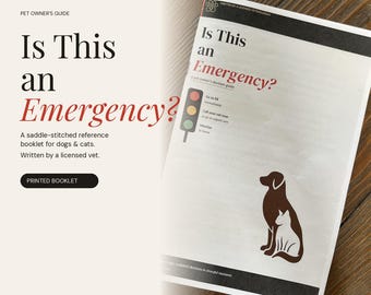 Pet Emergency Decision Guide (Printed Booklet)