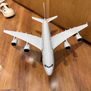 Etihad Airways Airbus A380 Aircraft Model with Display Stand