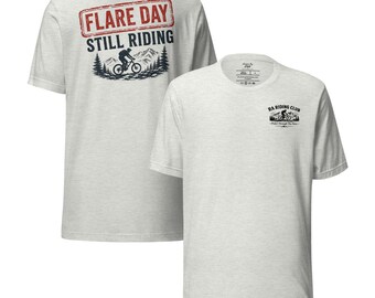 CICLISMO "Flare Today, Still Riding" Camiseta com estampa