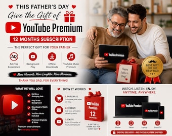 YouTube 12ヶ月無料購読 | 広告なし、音楽、ダウンロード（デジタル配信）