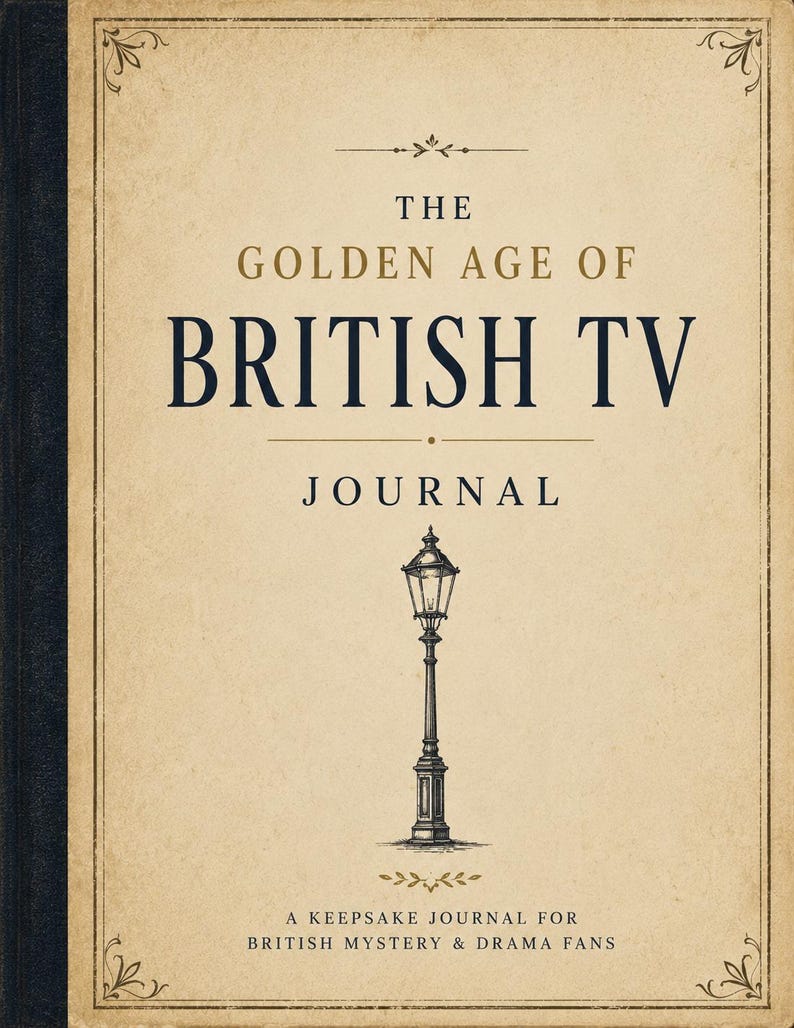 Brittisk TV-journal från den gyllene tidsåldern | Minnessak för fans av mysteriedrama (utskrivbar PDF) bild 4