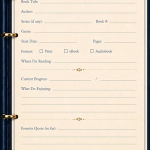 Cozy Reading & Watching Log | British Mystery TV Journal (Digital Download) image 7